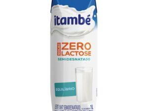 LEITE UHT SEMI DESNATADO ZERO LACTOSE 1L - ITAMBÉ