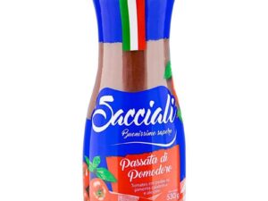 MOLHO DE TOMATE PASSATA RUSTICA 520G - SACCIALI
