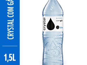 ÁGUA C/ GÁS CRYSTAL 1,5L