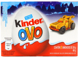 CHOCOLATE MENINOS C/02 UN 20G - KINDER OVO