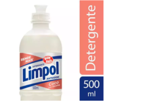 DETERGENTE LAVA LOUÇA COCO 500ML - LIMPOL