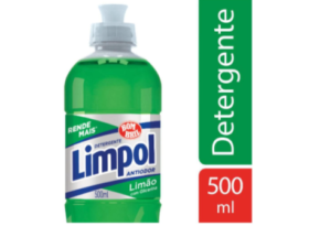 DETERGENTE LAVA LOUÇA LIMÃO 500ML - LIMPOL