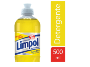 DETERGENTE LAVA LOUÇA NEUTRO 500ML - LIMPOL