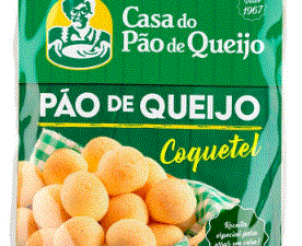 PÃO DE QUEIJO COQUETEL  400G - CASA DO PAO QUEIJO