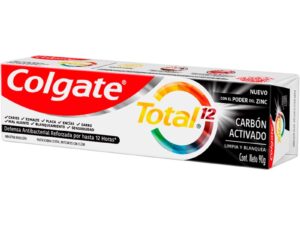 CREME DENTAL CARVÃO ATIVADO COLGATE TOTAL 12 90G