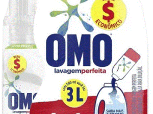 Lava Roupas Liquido Concentrado refil 300ml + Garrafa 3L - Omo