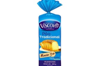 PÃO DE FORMA TRADICIONAL 400G - VISCONTI