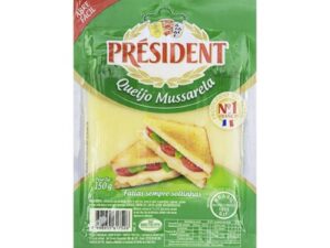 QUEIJO MUSSARELA FATIADA 150G - PRESIDENT